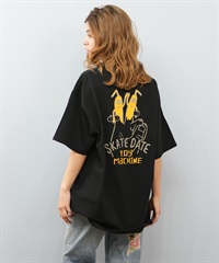 TOY MACHINE トイマシーン 半袖 Tシャツ レディース バックプリント オーバーサイズ MTMSFST15 ムラサキスポーツ限定