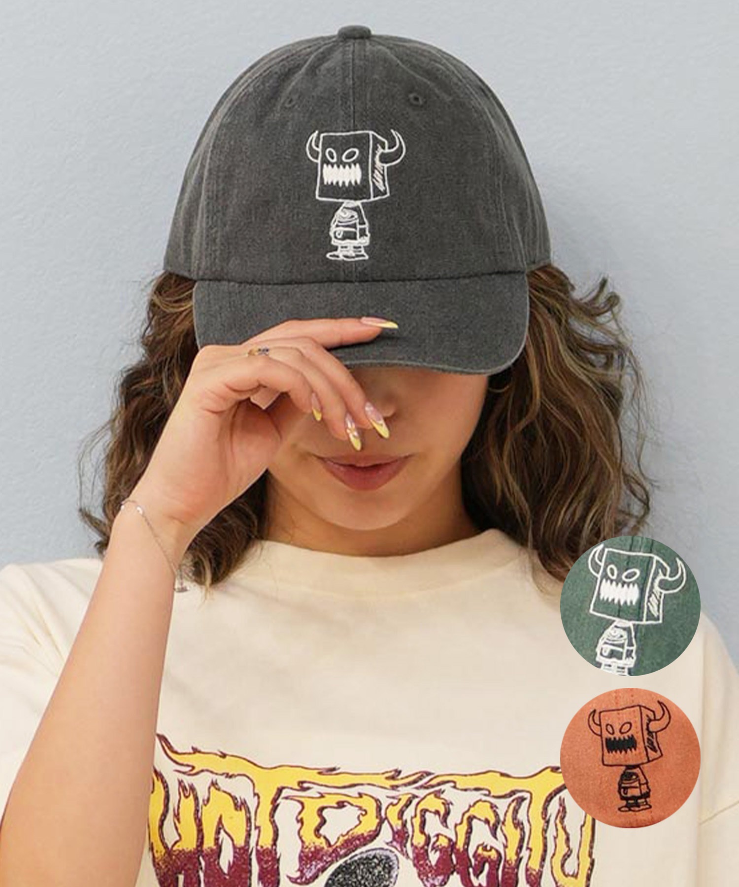 TOY MACHINE トイマシーン キャップ 帽子 フリーサイズ ロゴ TMC SKB3