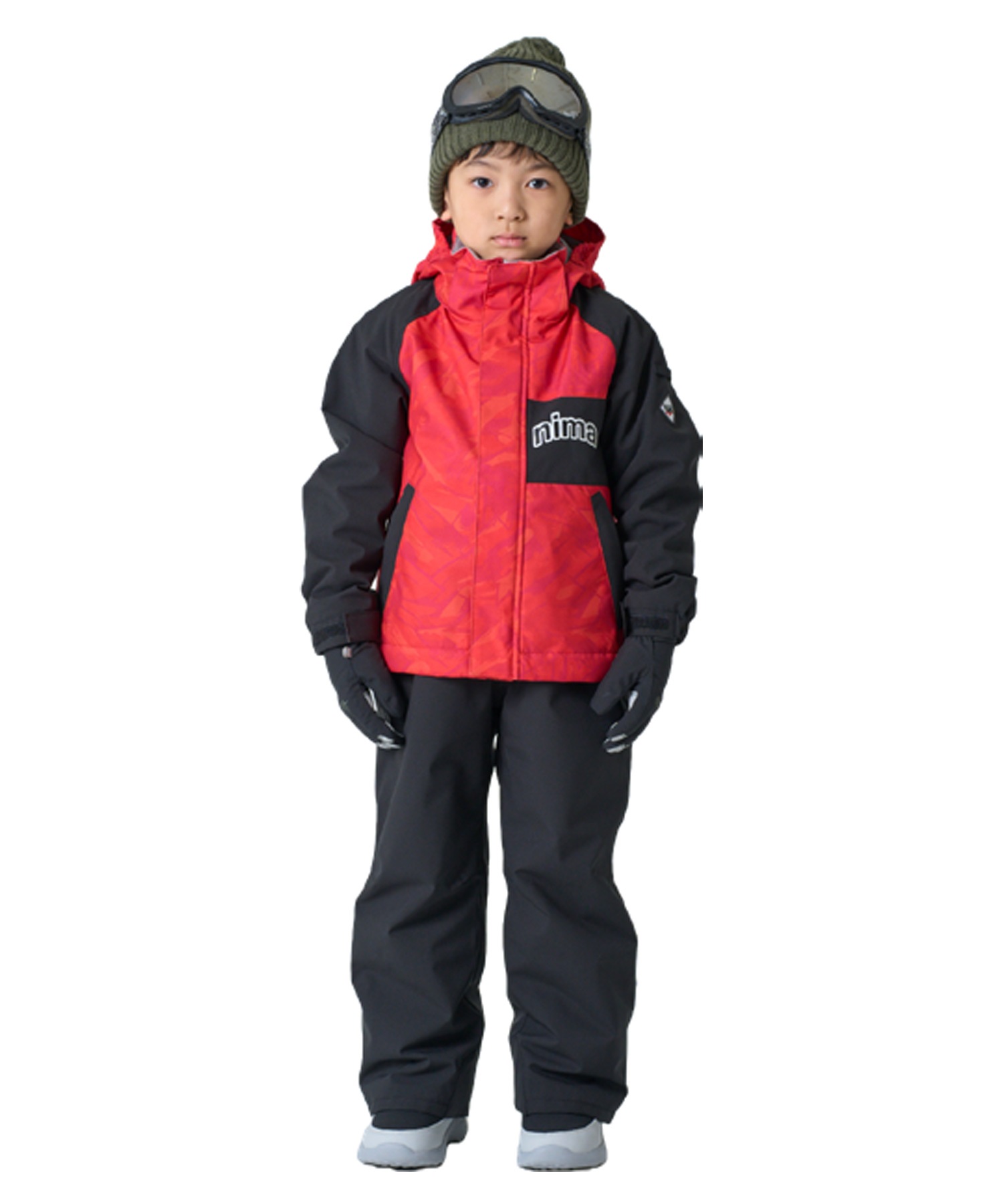 2526】NIMA ニーマ スノーボード ウェア 上下セット キッズ JR-1654