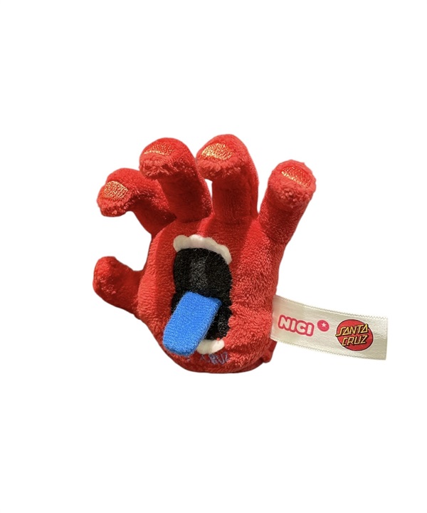 NICI ニキ × SANTACRUZ サンタクルーズ キーホルダー ぬいぐるみ 限定コラボ スクリーミングハンド 10cm 20123