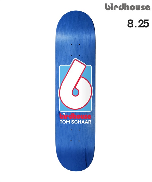BIRDHOUSE バードハウス スケートボードデッキ 8.25inch TOM SCHAAR PRO ムラサキスポーツ