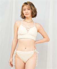 Beach Queen ビーチクイーン ニット ラメ ビスチェ 水着 レディース 403040