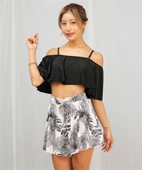Beach Queen ビーチクイーン 水着 レディース ビキニ 3点セット ショーツ付き フレア 403510