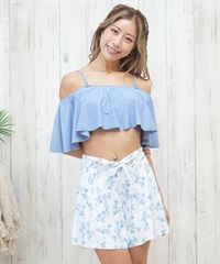 Beach Queen ビーチクイーン 水着 レディース ビキニ 3点セット ショーツ付き フレア 403510