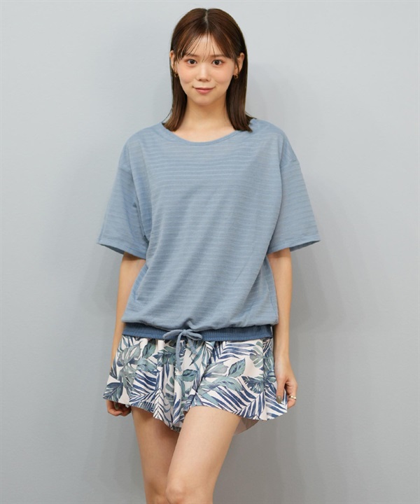 Beach Queen ビーチクイーン 水着 ビキニ 4点セット レディース タンキニ ショーツ ラッシュガード 水陸両用 403620