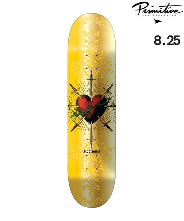 PRIMITIVE プリミティブ スケートボード デッキ 8.25inch RODRIGUEZ SAINT ムラサキスポーツ