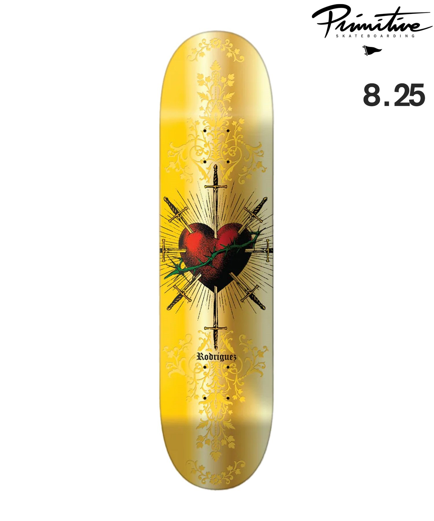 PRIMITIVE プリミティブ スケートボード デッキ 8.25inch RODRIGUEZ SAINT ムラサキスポーツ(ONE-8.25inch)