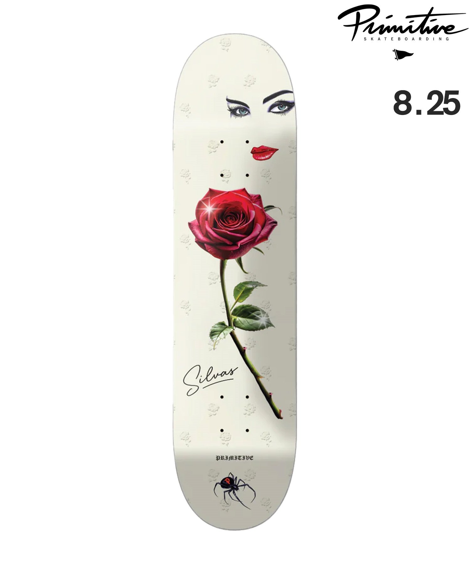 PRIMITIVE プリミティブ スケートボード デッキ 8.25inch SILVAS CRUSH ムラサキスポーツ(ONE-8.25inch)