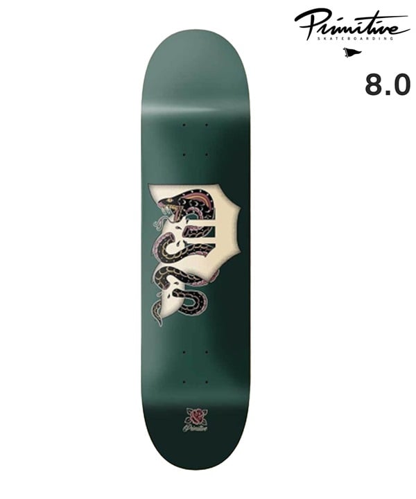 PRIMITIVE プリミティブ スケートボード デッキ DIRTY P DANGER 8.0inch ムラサキスポーツ