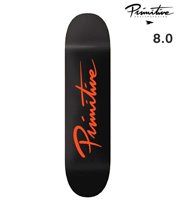 PRIMITIVE プリミティブ スケートボード デッキ 8.0inch NUEVO SCRIPT CORE ムラサキスポーツ 初心者