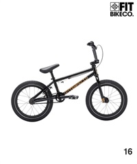 BMX キッズバイク 16インチ ブラック　カスタム自転車　引き取り限定 FIT BIKE co. フィットバイク FIT MISFIT BMX バイク 自転車 16インチ