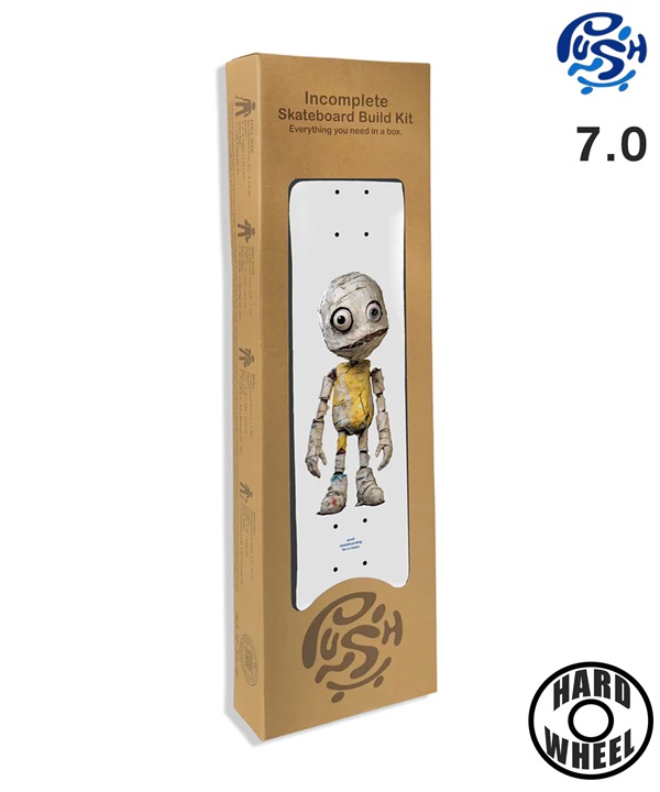 PUSH プッシュ スケートボード コンプリート 7.0inch MUMMY FP INCOMPLETE ムラサキスポーツ