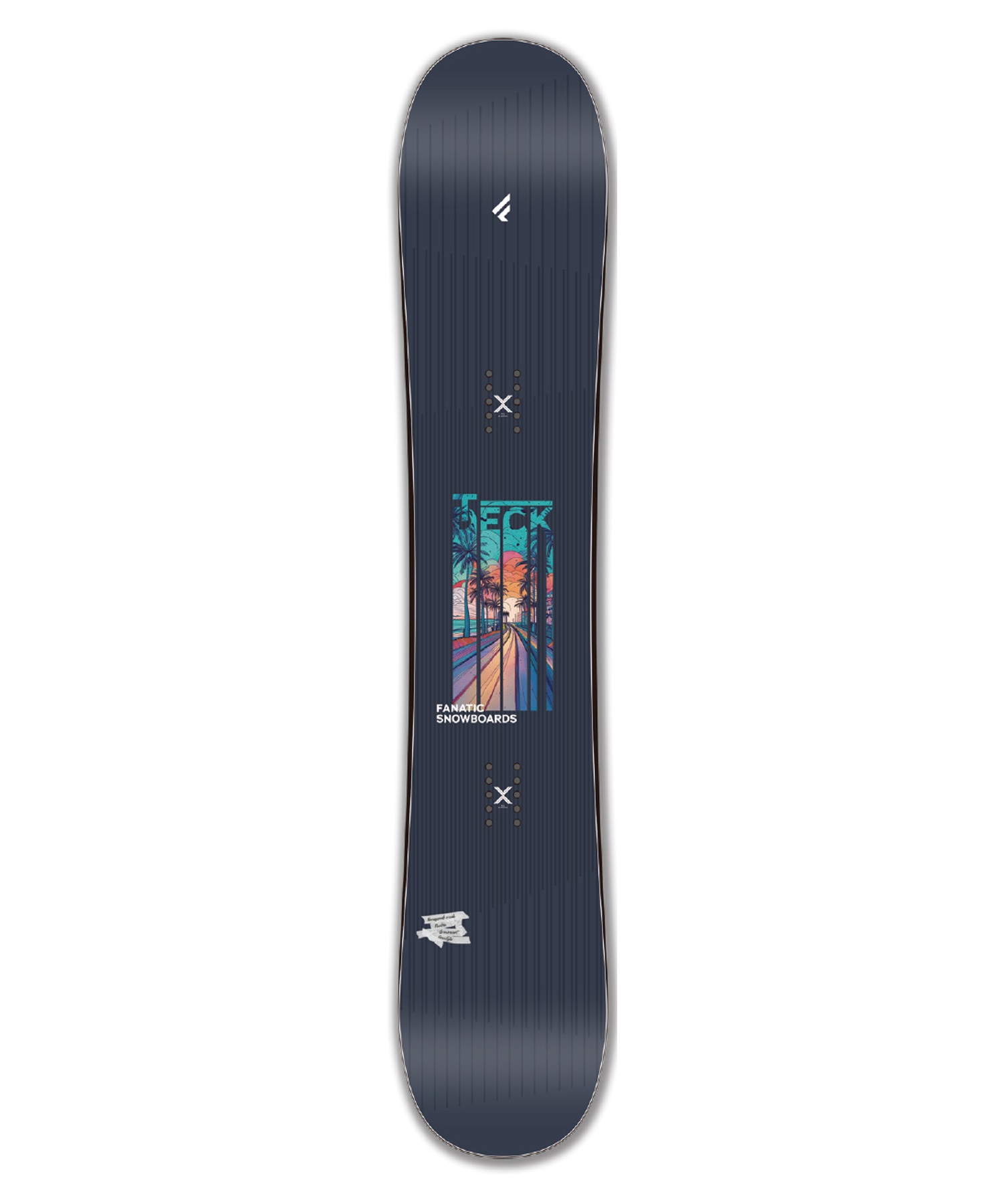 【2526】 FANATIC ファナティック スノーボード 板 ユニセックス T-DECK ムラサキスポーツ 25-26モデル MM B21(NVY-139cm)