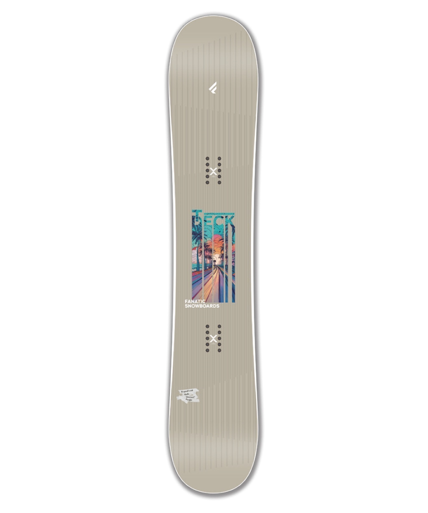 【2526】 FANATIC ファナティック スノーボード 板 ユニセックス T-DECK ムラサキスポーツ 25-26モデル MM B21(BEG-139cm)