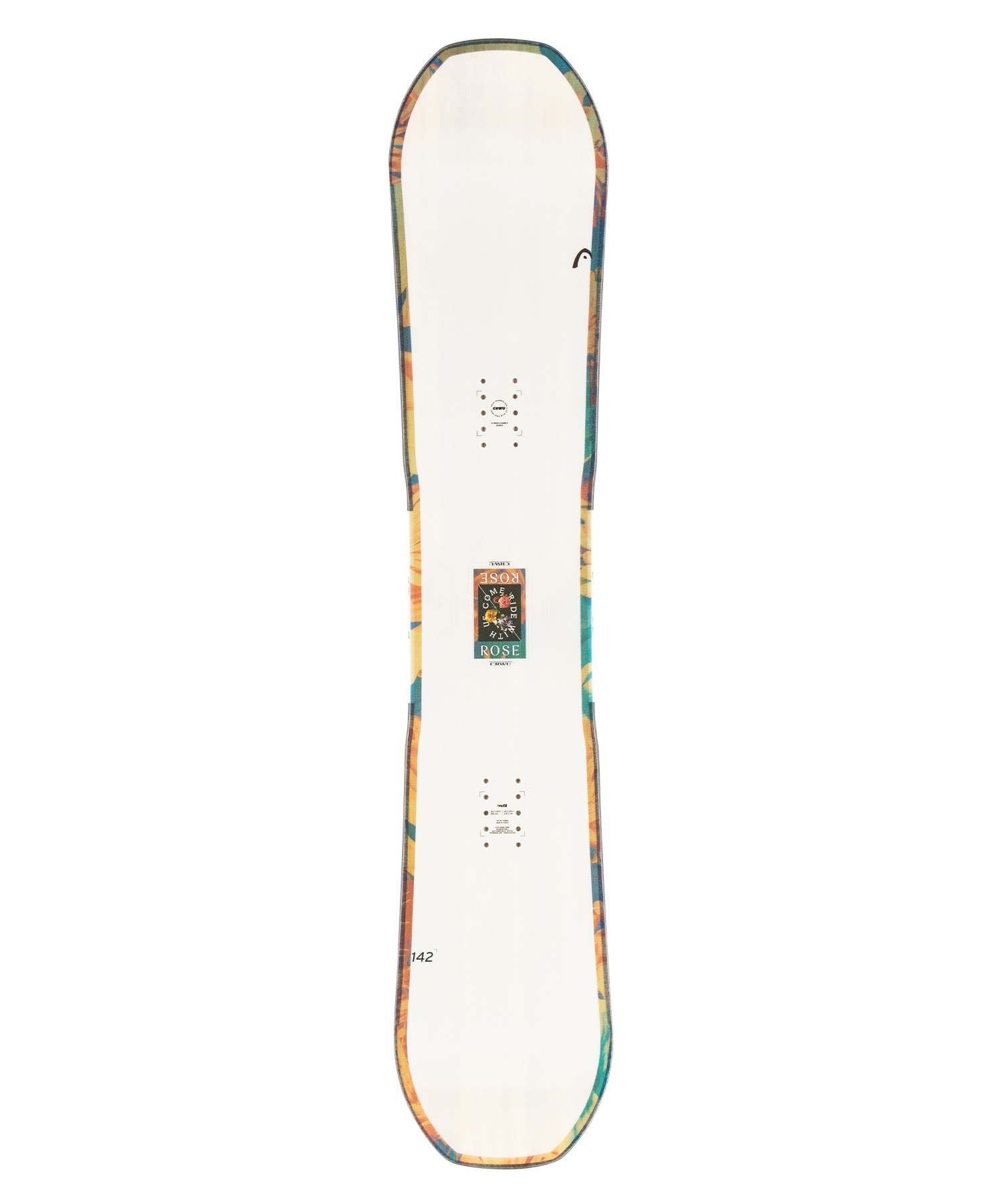 【2526】HEAD ヘッド スノーボード 板 レディース ROSE WHITE ムラサキスポーツ 25-26モデル MM H8(WHITE-138cm)