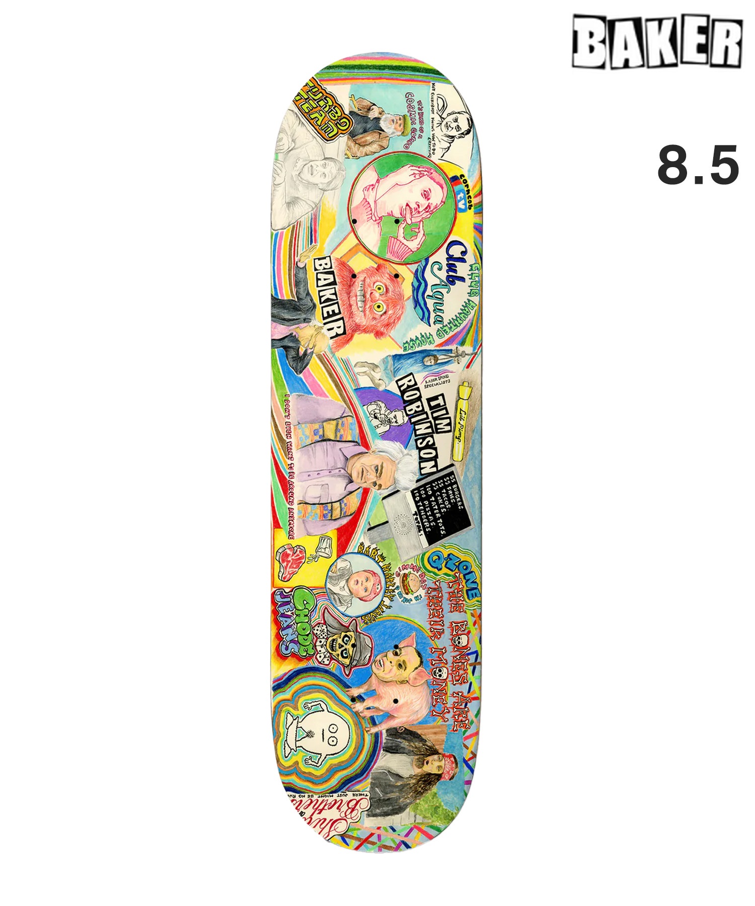 【ファッション通販】の商品をすべて BAKER ベーカー ムラサキ GUMBO COSMIC AR 8.5inch デッキ スケートボード