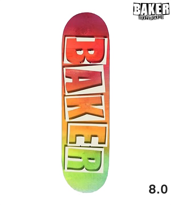 BAKER ベーカー JUSTIN FIGUEROA WATERCOLOR スケートボード デッキ 8.0 インチ スケボー 初心者 おすすめ