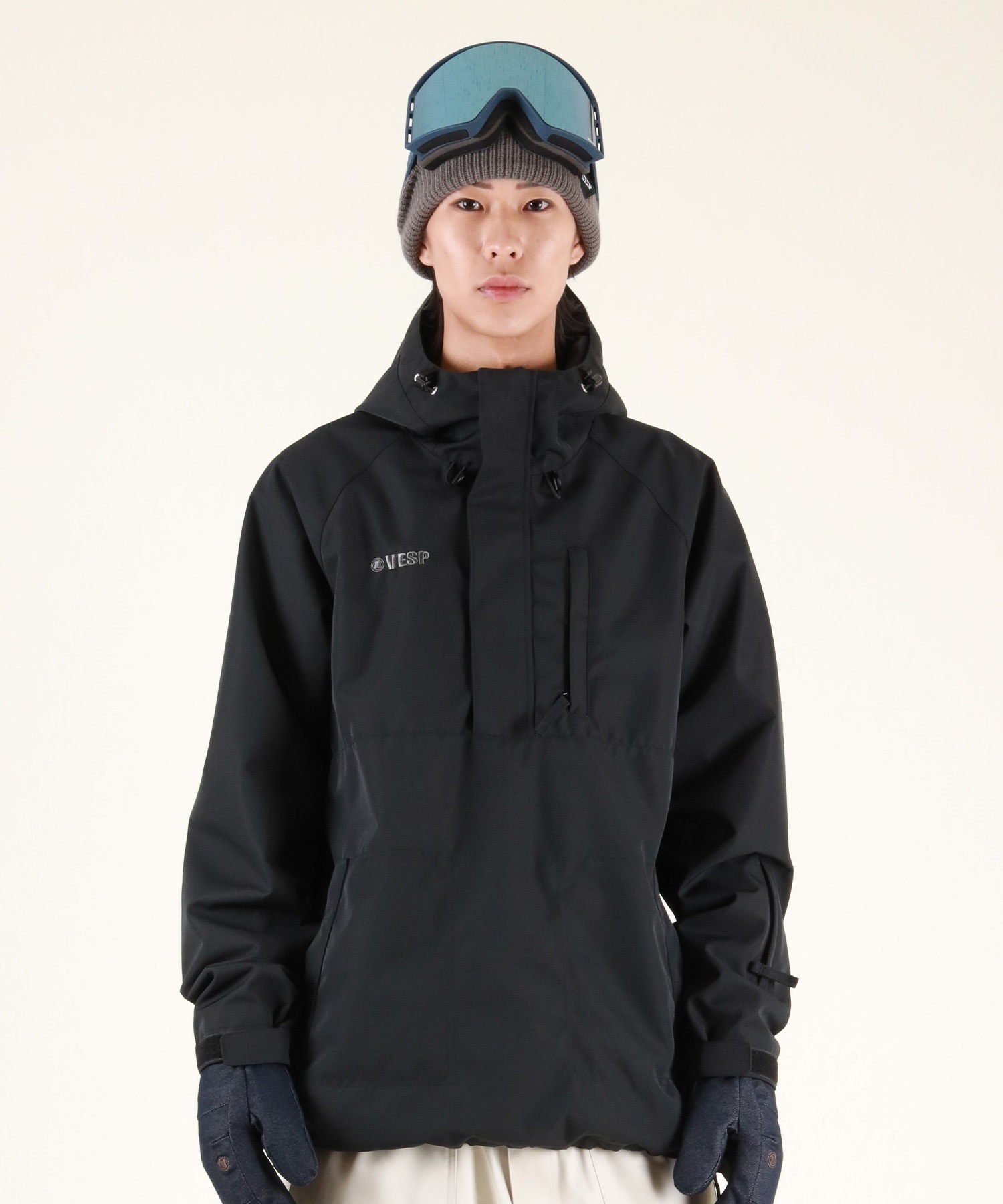 【2526】VESP べスプ スノーボード ウェア ジャケット ユニセックス VPMJ1066 ムラサキスポーツ 25-26モデル MM J18(BK-S)