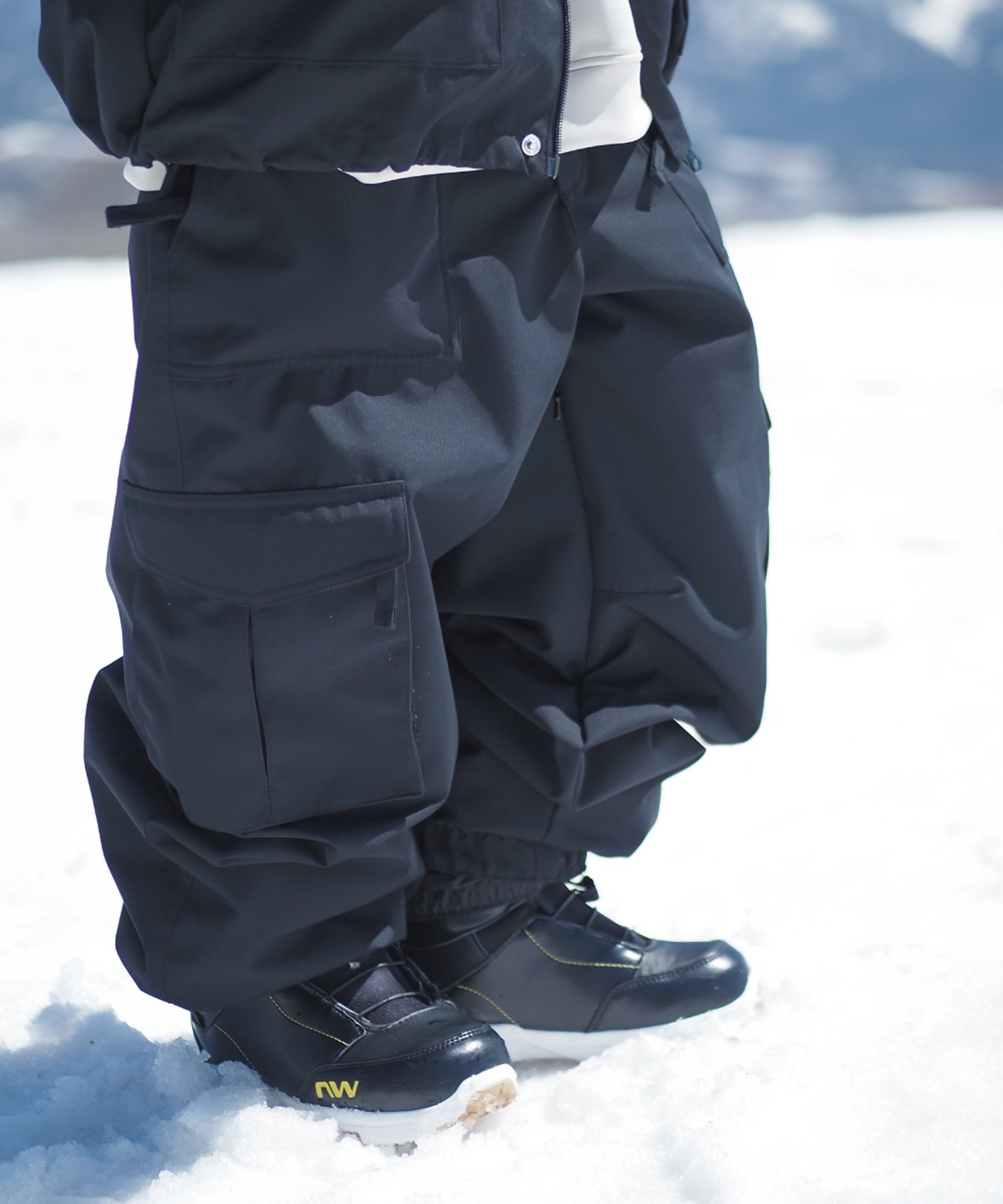 【2526】VESP べスプ スノーボード ウェア パンツ ユニセックス VPMP1059 ムラサキスポーツ 25-26モデル LL F6(BK-S)