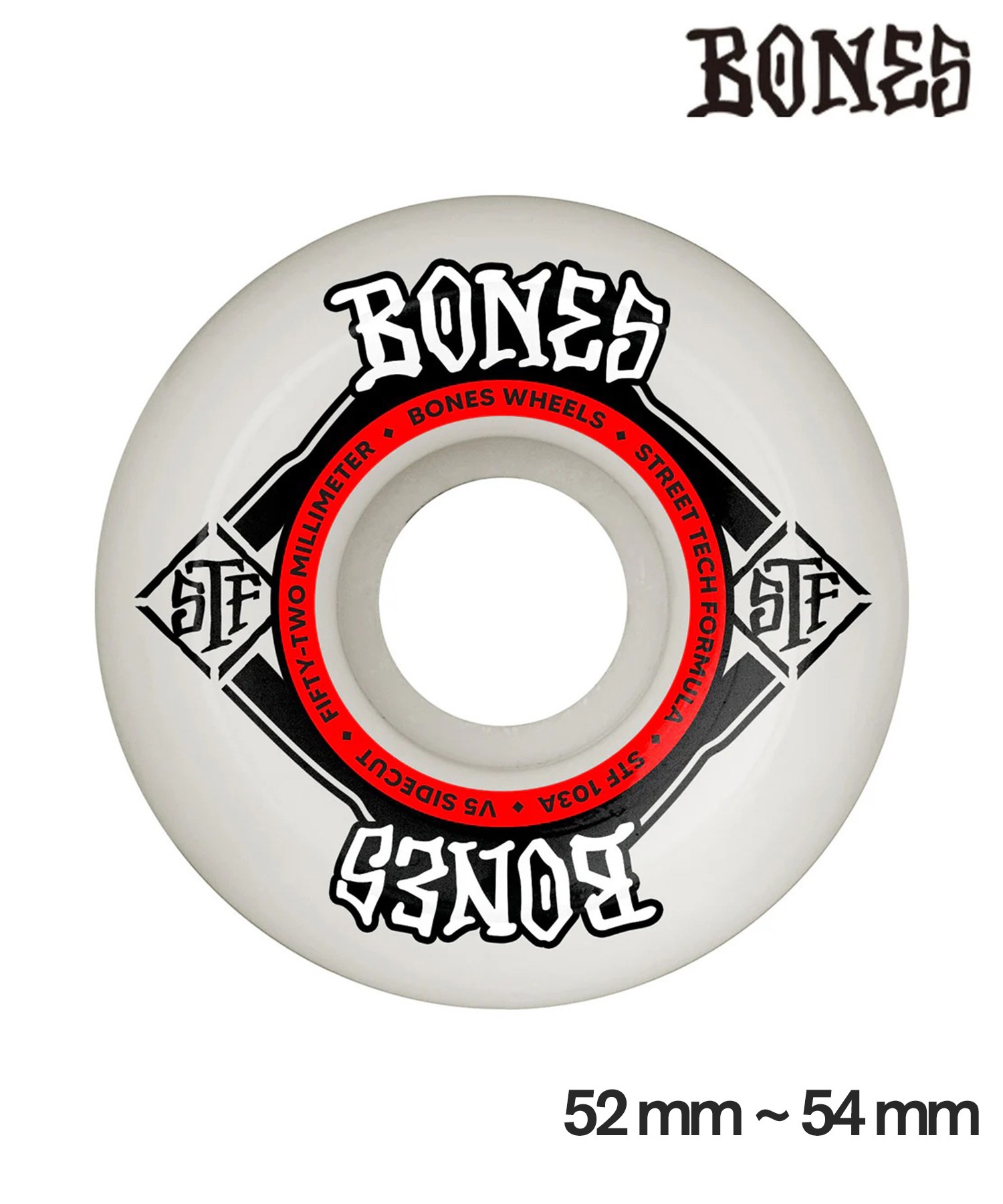BONES ボーンズ スケートボード ウィール 52mm~54mm STF 103A V5
