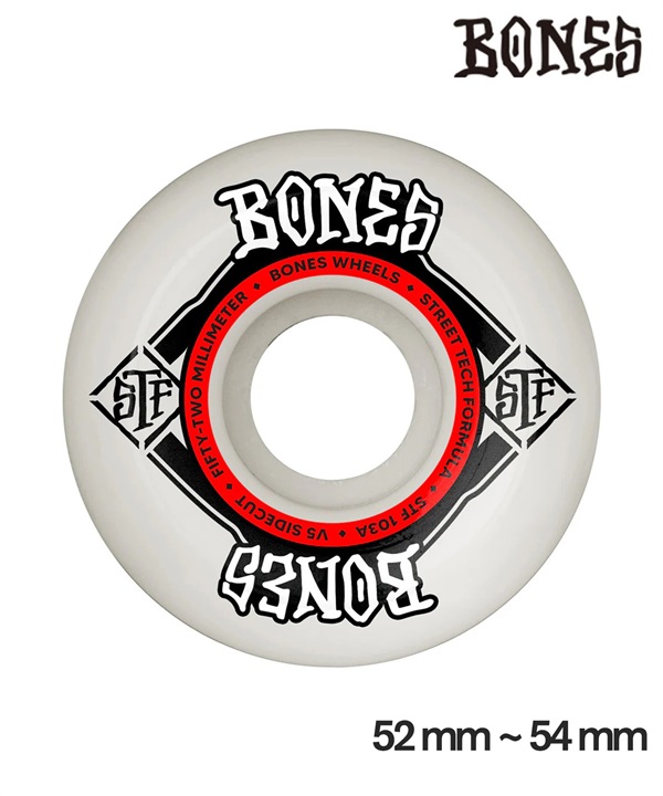 BONES ボーンズ スケートボード ウィール 52mm~54mm STF 103A V5 SIDECUT 初心者 おすすめ