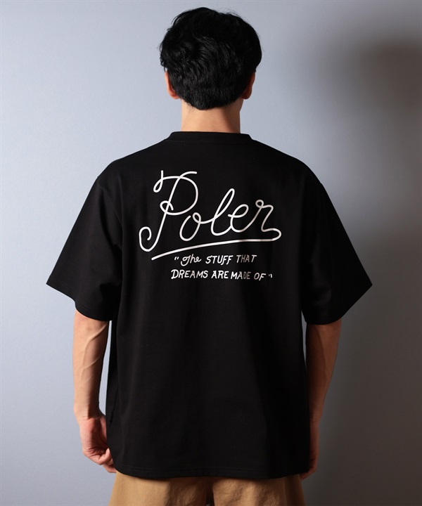 POLER ポーラー 半袖 Tシャツ メンズ ビッグシルエット 吸湿速乾 259MCV0014 ムラサキスポーツ限定
