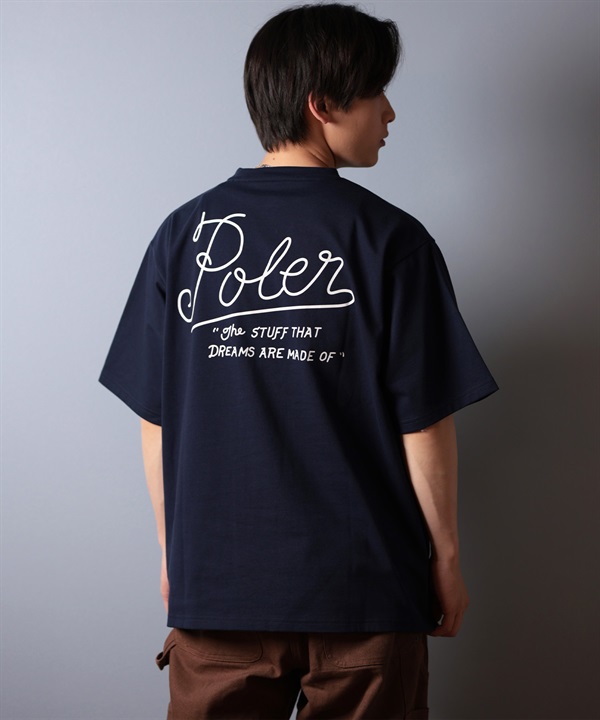 POLER ポーラー 半袖 Tシャツ メンズ ビッグシルエット 吸湿速乾 259MCV0014 ムラサキスポーツ限定