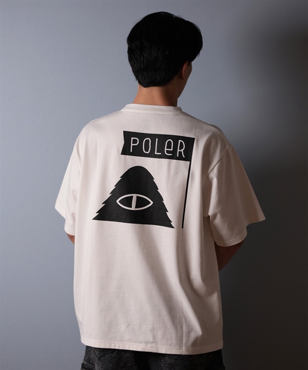 POLER ポーラー 半袖 Tシャツ メンズ ビッグシルエット 吸湿速乾 259MCV0015 ムラサキスポーツ限定