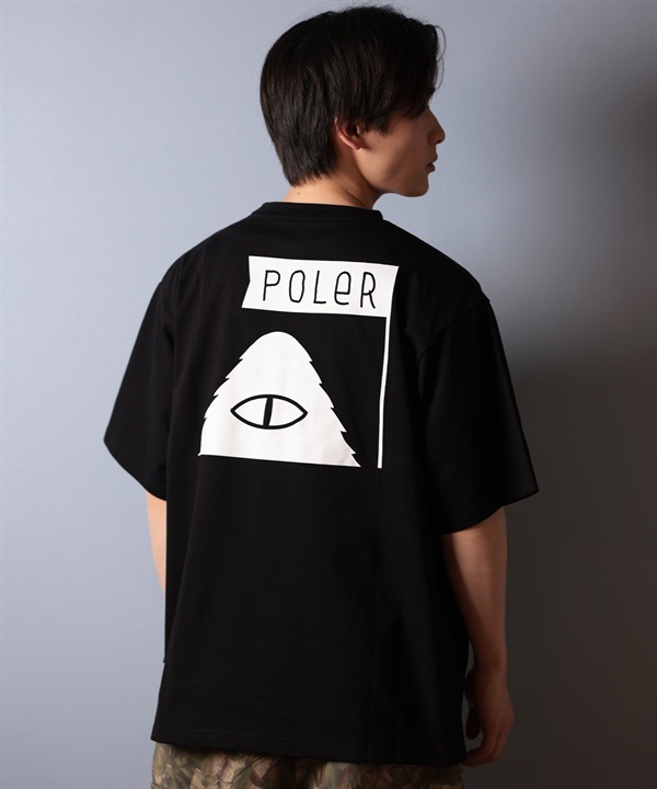 POLER ポーラー 半袖 Tシャツ メンズ ビッグシルエット 吸湿速乾 259MCV0015 ムラサキスポーツ限定