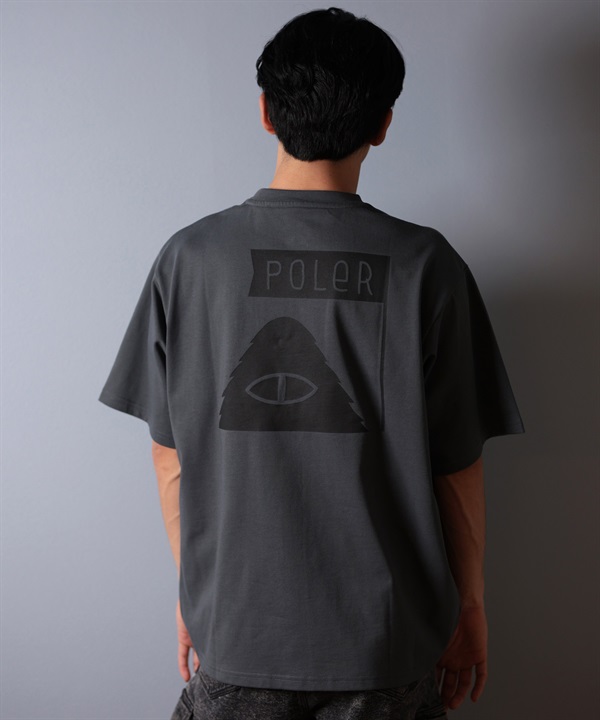 POLER ポーラー 半袖 Tシャツ メンズ ビッグシルエット 吸湿速乾 259MCV0015 ムラサキスポーツ限定