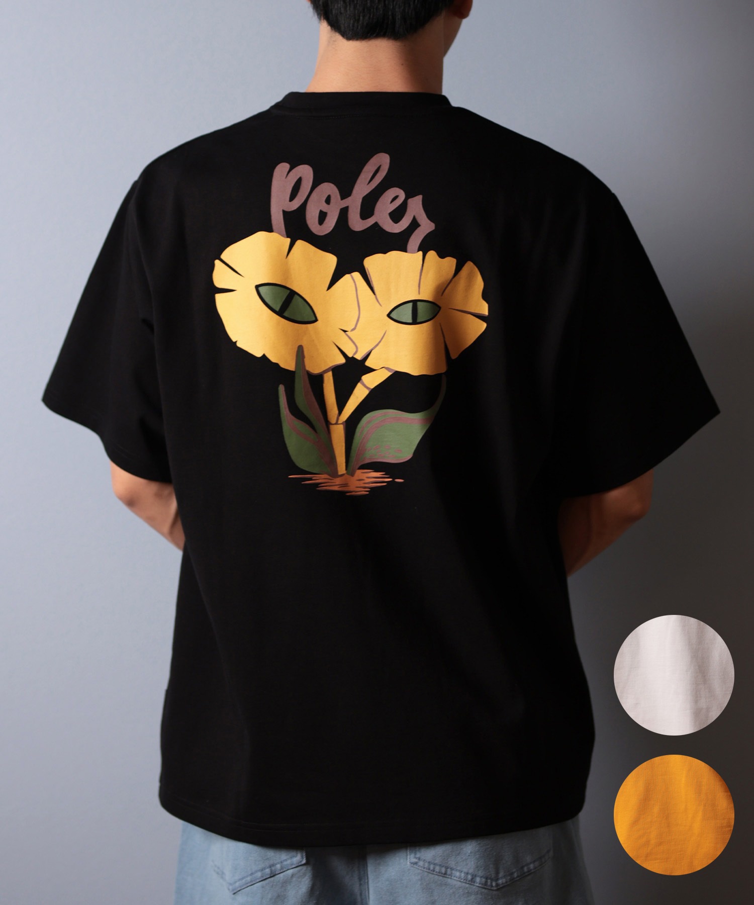 POLER ポーラー 半袖 Tシャツ メンズ ビッグシルエット 吸湿速乾