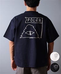 POLER ポーラー 水着 ラッシュガード 半袖 Tシャツ メンズ バックプリント 水陸両用 UVカット 259MCV0021 ムラサキスポーツ限定