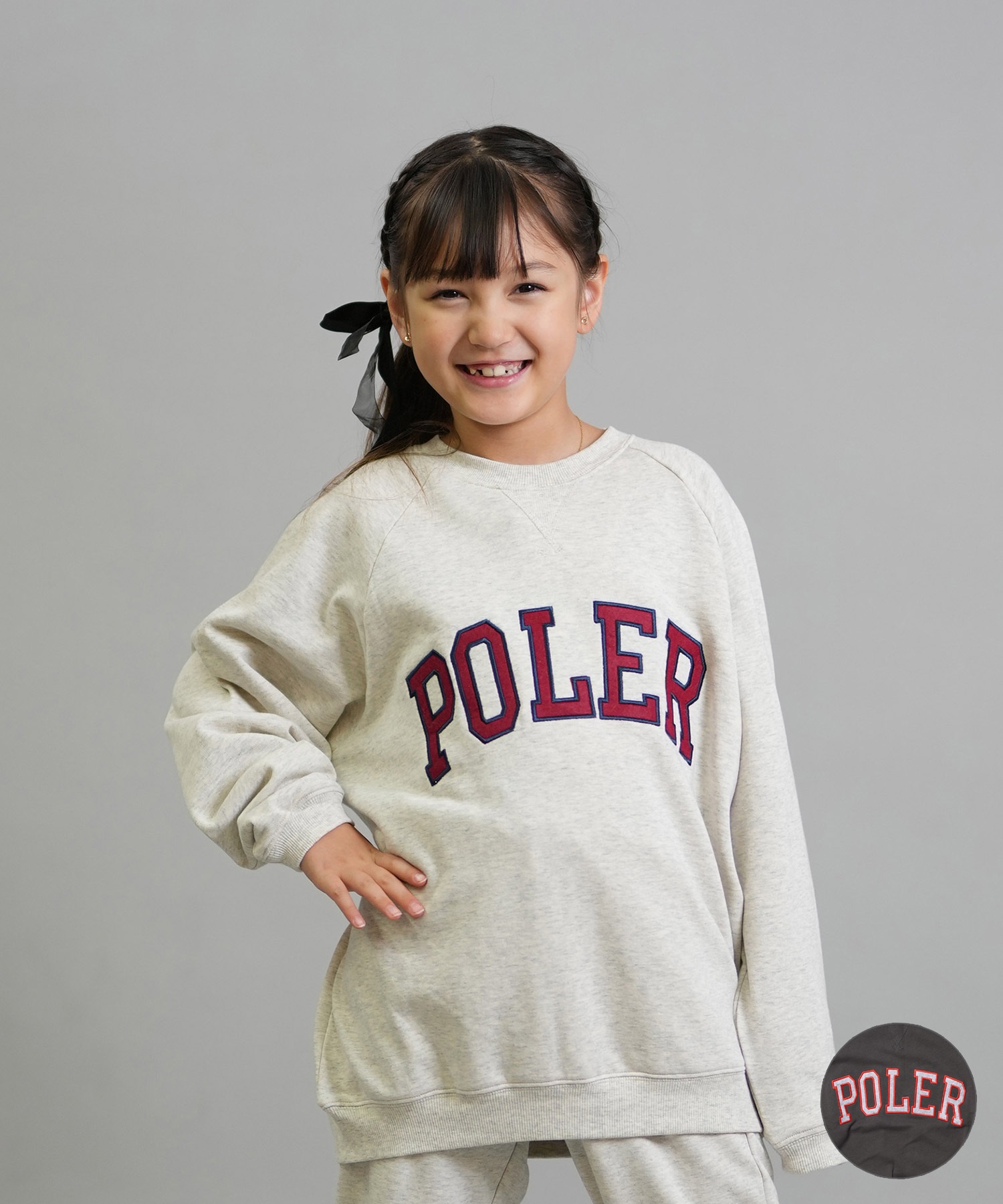 POLER ポーラー トレーナー スウェット キッズ ジュニア 子供 クルー POLER ポーラー トレーナー スウェット キッズ ジュニア 子供 クルー