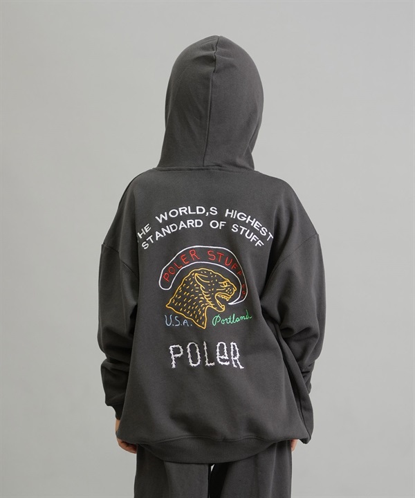 POLER ポーラー プルオーバー パーカー キッズ ジュニア 子供 刺繍 KIDS STUFF HOOD 259MCV0037
