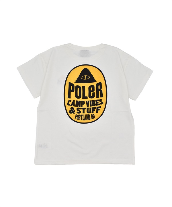 POLER ポーラー 半袖 Tシャツ キッズ ジュニア 子供 バックプリント FRUIT STICKER KIDS TEE 259MCV0027