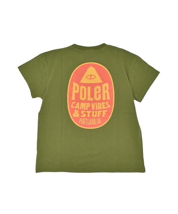 POLER ポーラー 半袖 Tシャツ キッズ ジュニア 子供 バックプリント FRUIT STICKER KIDS TEE 259MCV0027