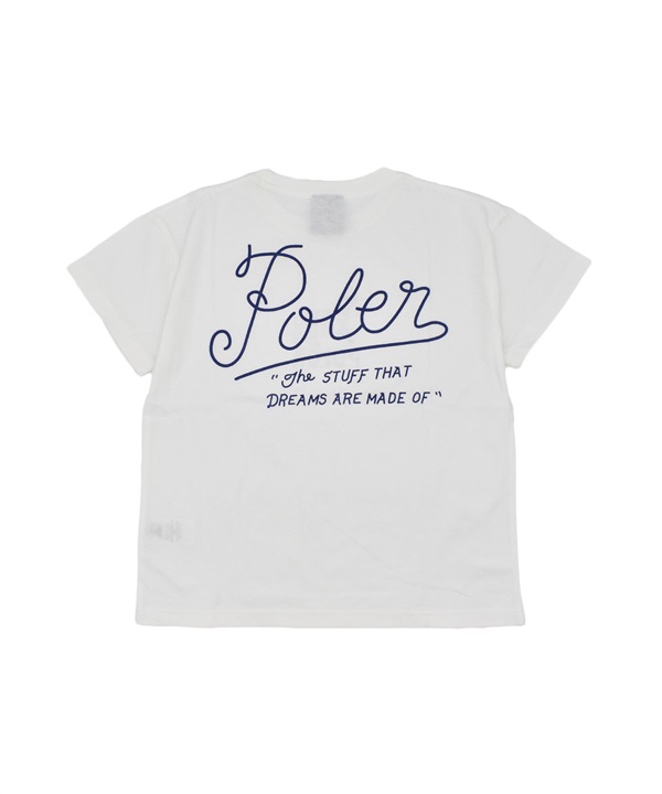 POLER ポーラー 半袖 Tシャツ キッズ ジュニア 子供 バックプリント DREAMS KIDS TEE 259MCV0028