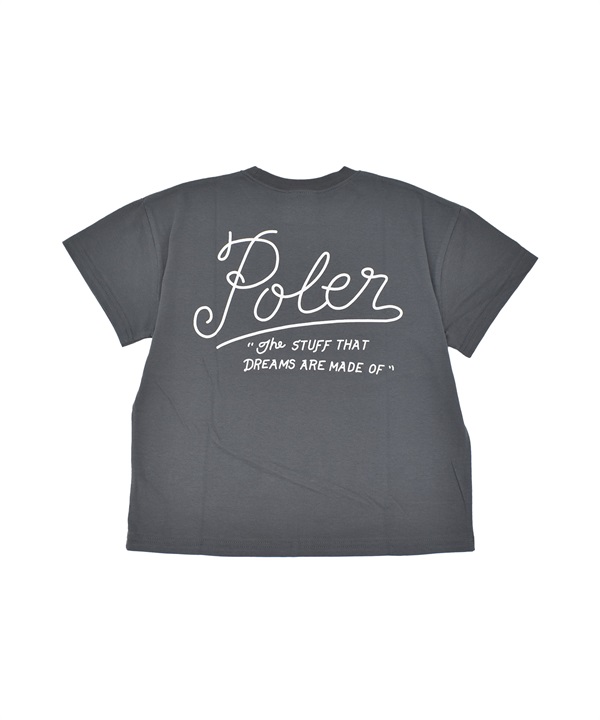 POLER ポーラー 半袖 Tシャツ キッズ ジュニア 子供 バックプリント DREAMS KIDS TEE 259MCV0028
