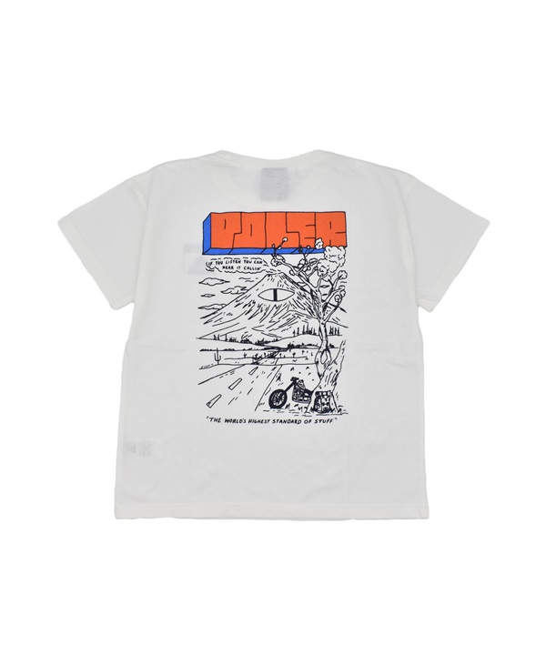 POLER ポーラー 半袖 Tシャツ キッズ ジュニア 子供 バックプリント HEAR IT CALLIN KIDS TEE 259MCV0029