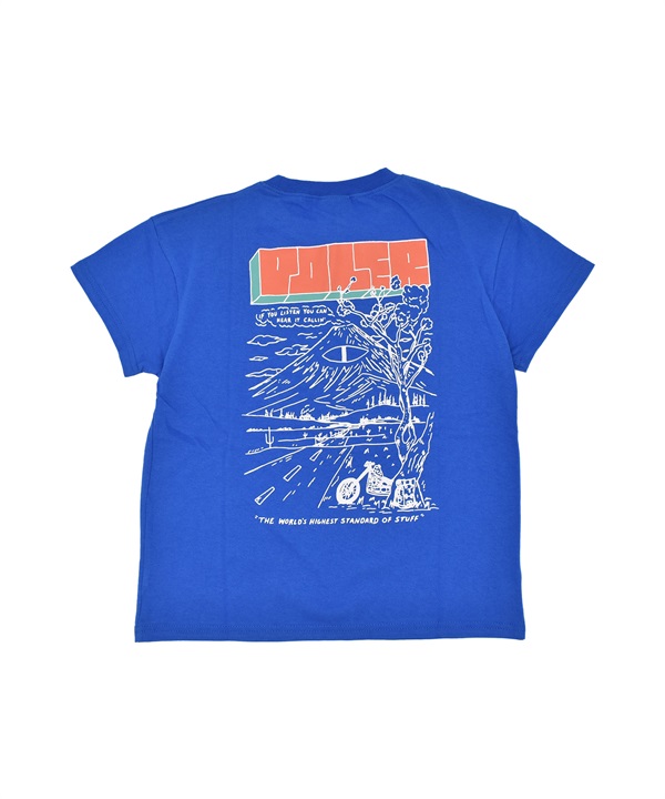 POLER ポーラー 半袖 Tシャツ キッズ ジュニア 子供 バックプリント HEAR IT CALLIN KIDS TEE 259MCV0029