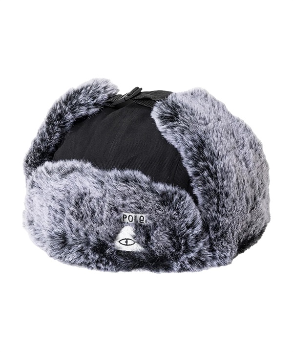 POLER ポーラー キャップ フライトキャップ パイロットキャップ 防寒 MILITARY FUR VISOR CAP 253MCV0083