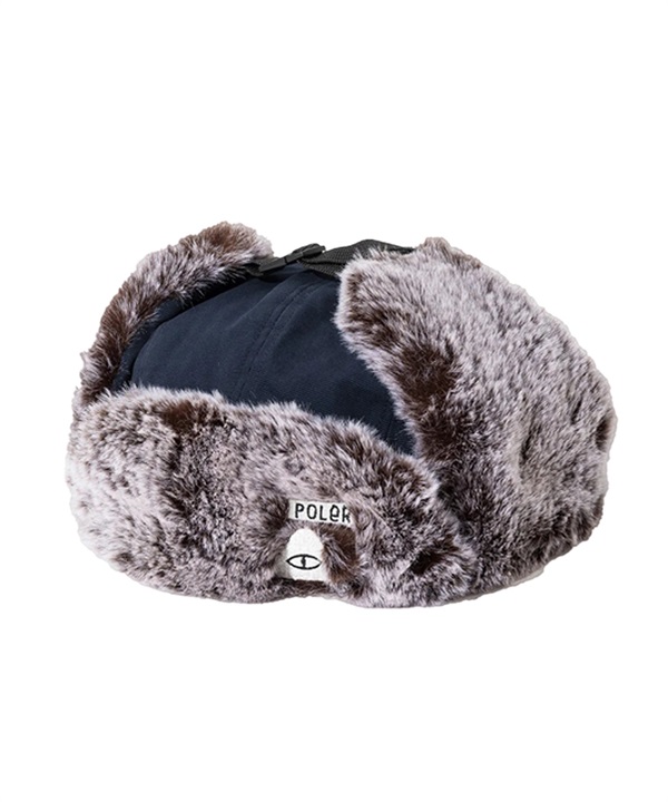 POLER ポーラー キャップ フライトキャップ パイロットキャップ 防寒 MILITARY FUR VISOR CAP 253MCV0083