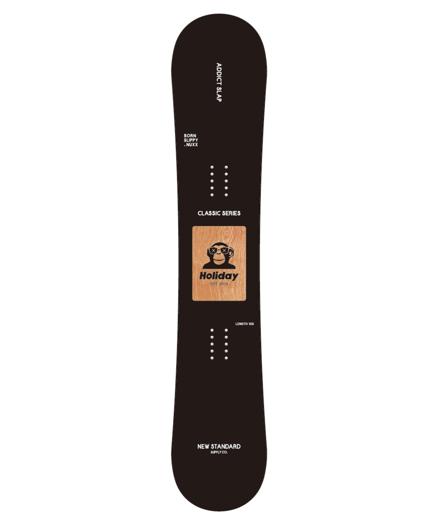 【2526】HOLIDAY ホリデー スノーボード 板 ユニセックス ADDICT SLAP ムラサキスポーツ 25-26モデル MM H8(ONECOLOR-139cm)