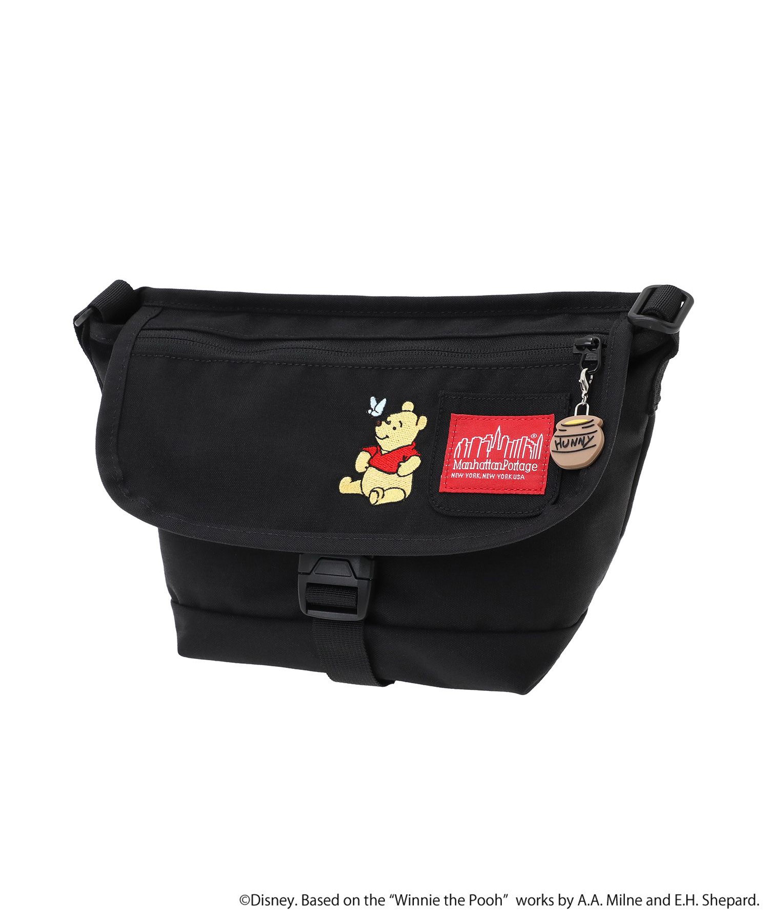 Manhattan Portage マンハッタンポーテージ ショルダーバッグ 1606VJR Vintage Messenger-M メンズ レディース メッセンジャー Black ブラック Manhattan Portage [Manhattan Portage&frasl;マンハッタン ポーテージ] JAL