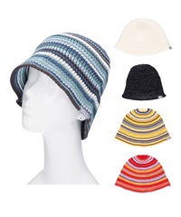MEI メイ ハット 帽子 ニットハット KNIT HAT ラメニット帽 251099605(WHITE-58cm)