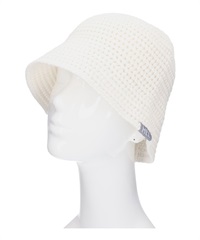 MEI メイ ハット 帽子 ニットハット KNIT HAT ラメニット帽 251099605(WHITE-58cm)