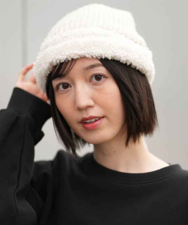 milsa ミルサ ニット帽 ビーニー ニットキャップ 防寒 シンプル 254061200