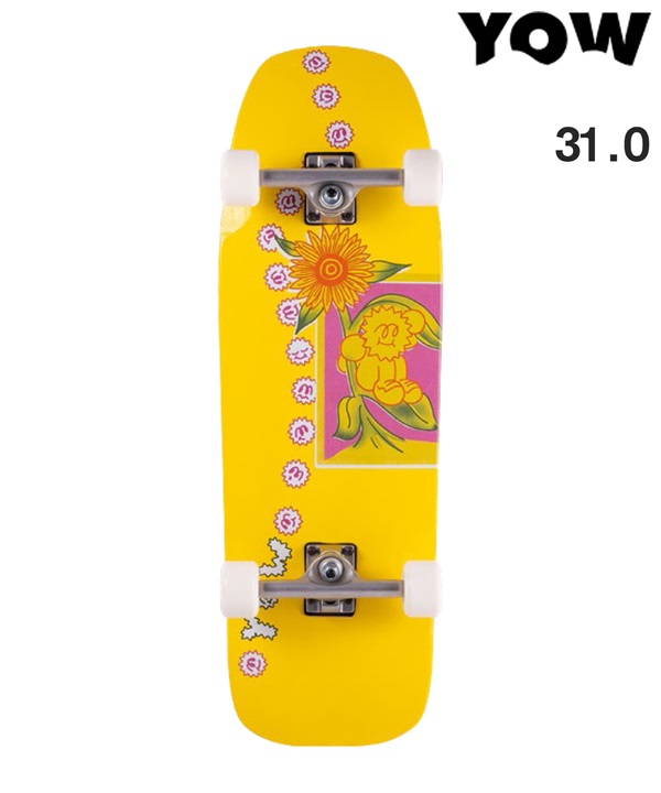 YOW ヤウ サーフ スケートボード コンプリート 31.0inch LUSTER EGG CRUISER 25 ムラサキスポーツ