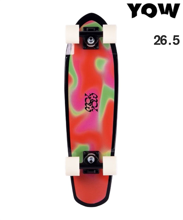 YOW ヤウ サーフ スケートボード コンプリート 26.5inch CALYPSO MINI CRUISER 25 ムラサキスポーツ