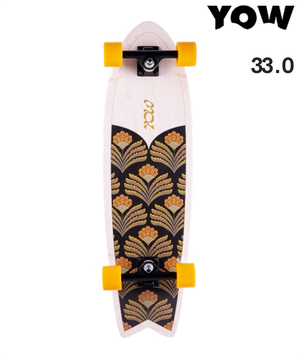 YOW ヤウ サーフ スケートボード コンプリート 33.0inch MILINA CRUISER 25 ムラサキスポーツ